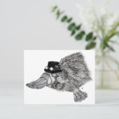 Carte Postale Sheffield le Platypus Steampunk (Debout devant)