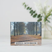 Carte postale Sheffield, Royaume-Uni (Debout devant)