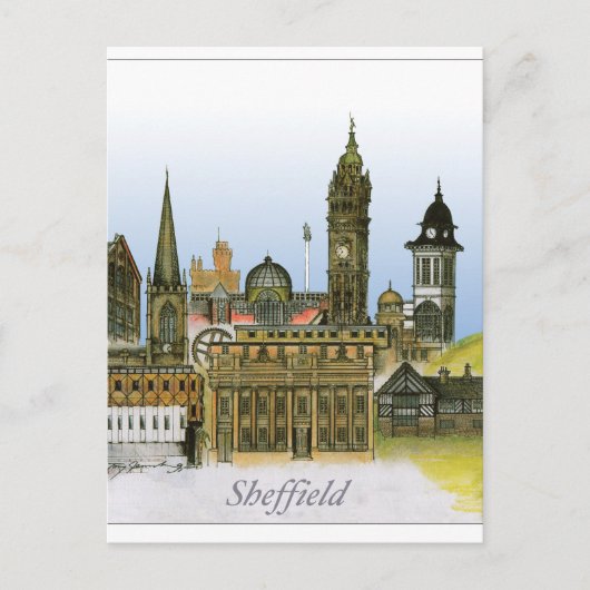 Carte Postale sheffield - yorkshire du sud, tony fernandes (Devant)