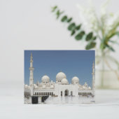 Carte Postale Sheik Zayed Grande mosquée UAE Masjid Abu Dhabi (Debout devant)