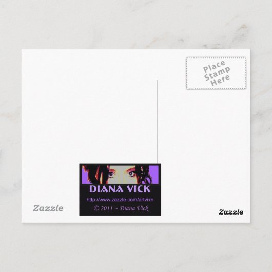 Carte postale Sheila (Dos)