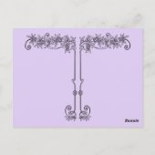 Carte Postale Shelby, 1930s Lady in Lavender and Wine (Dos)