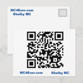 Carte postale Shelby NC (Devant / Derrière)