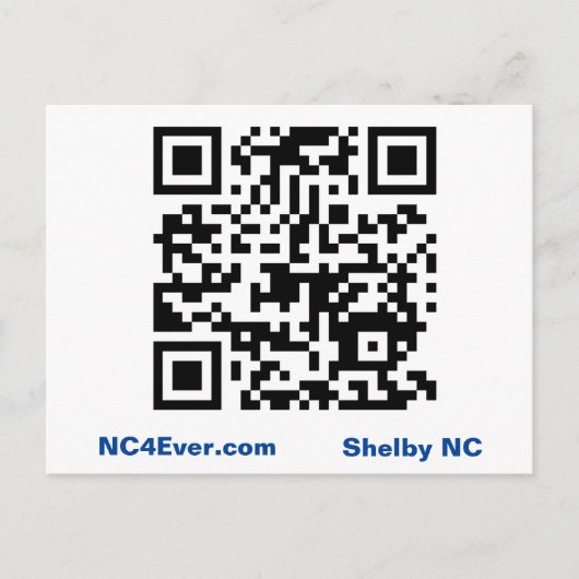 Carte postale Shelby NC (Devant)