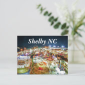 Carte Postale shelby nc domicile de cleveland county fair (Debout devant)