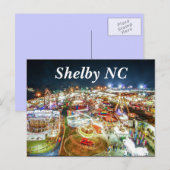 Carte Postale shelby nc domicile de cleveland county fair (Devant / Derrière)