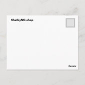 Carte postale ShelbyNC.shop Historic Shelby (Dos)