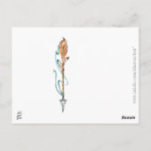 Carte postale Shell élégante (Dos)