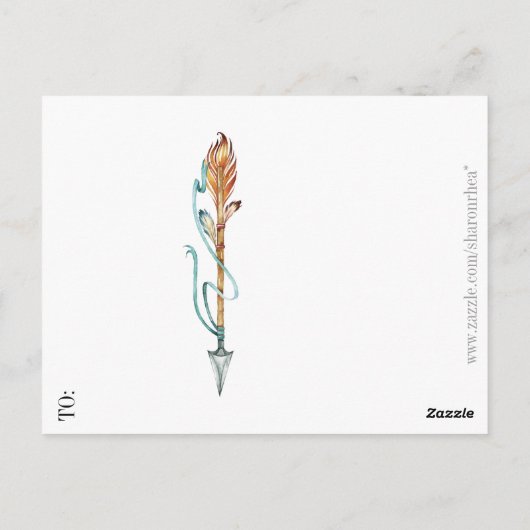 Carte postale Shell élégante (Dos)