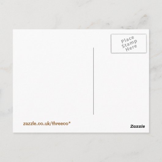 CARTE POSTALE SHELL GÉANT TORTOISE (Dos)