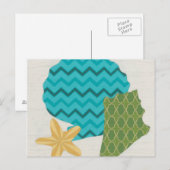 Carte Postale Shell Motifs II (Devant / Derrière)