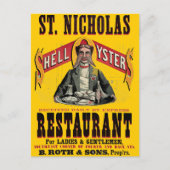 Carte Postale Shell Oysters Vintage Advertisement (Devant)