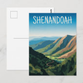 Carte Postale Shenandoah National Park Travel (Devant / Derrière)