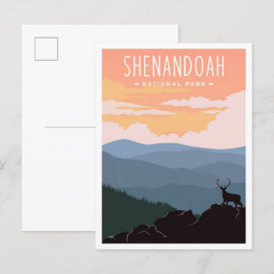 Carte Postale Shenandoah National Park Virginia USA Travel