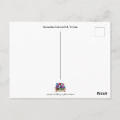 Carte Postale Shenandoah Park Forest Bridge Proverbes Écriture (Dos)