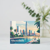 Carte Postale Shenzhen, Chine (Debout devant)