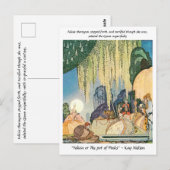 Carte Postale Shepherdess rencontre la reine Kay Nielsen (Devant / Derrière)