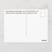 Carte Postale Shepherdess rencontre la reine Kay Nielsen (Dos)