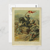 Carte Postale Sheridan à Five Forks par H.A. Ogden (Devant / Derrière)