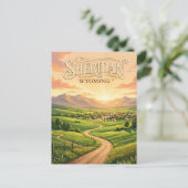 Carte Postale Sheridan États-Unis (Debout devant)