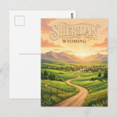 Carte Postale Sheridan États-Unis (Devant / Derrière)
