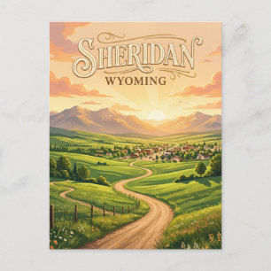Carte Postale Sheridan États-Unis