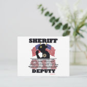 Carte Postale Sheriff_Deputy (Debout devant)