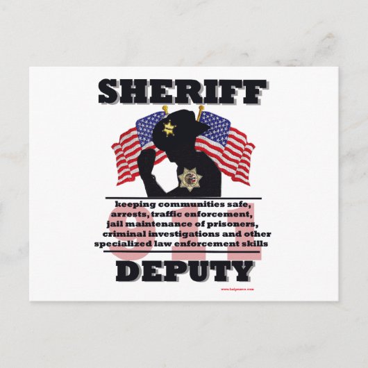 Carte Postale Sheriff_Deputy (Devant)