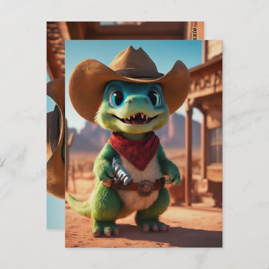 Carte Postale Sheriff Scaly (Devant / Derrière)