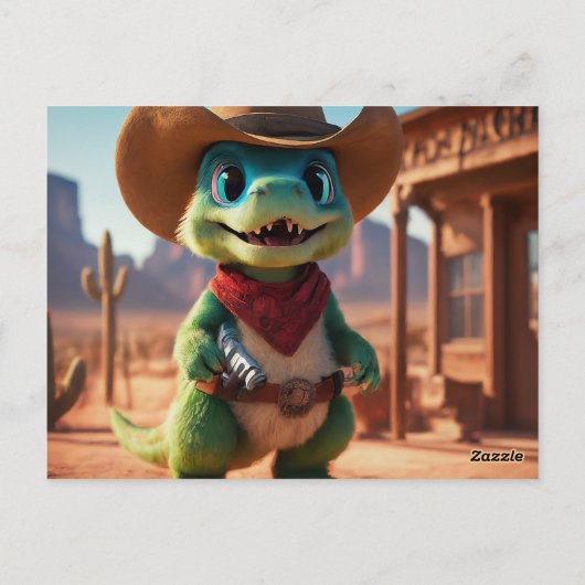 Carte Postale Sheriff Scaly (Dos)