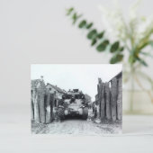 Carte Postale Sherman Tank (Debout devant)