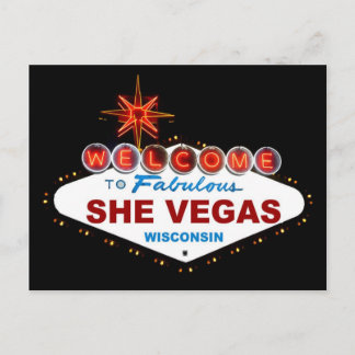 Carte Postale SheVegas Wisconsin