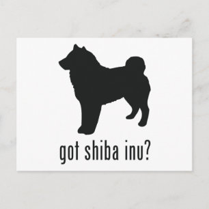 Carte Postale Shiba Inu