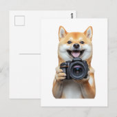Carte Postale Shiba Inu (Devant / Derrière)