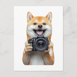 Carte Postale Shiba Inu