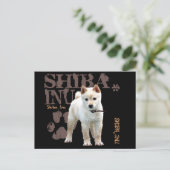 Carte Postale Shiba Inu (Debout devant)