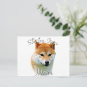 Carte Postale Shiba Inu Maman 2 (Debout devant)