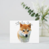 Carte Postale Shiba Inu Papa 2 (Debout devant)