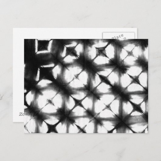 Carte Postale Shibori I graphique (Devant / Derrière)