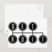 Carte Postale Shift de Détroit (Devant / Derrière)