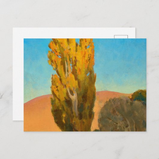 Carte Postale Shifting Light on a Poplar, 1930 par Maynard Dixon (Devant / Derrière)