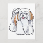 Carte Postale Shih Tzu (Devant)