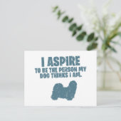 Carte Postale Shih Tzu (Debout devant)