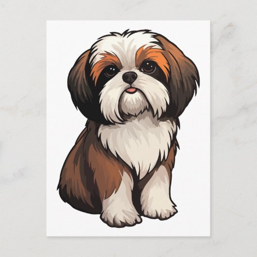 Carte Postale Shih Tzu (Devant)