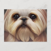 Carte postale Shih Tzu Salutations