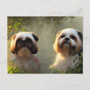Carte postale Shih Tzu Salutations