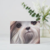Carte postale Shih Tzu Salutations (Debout devant)