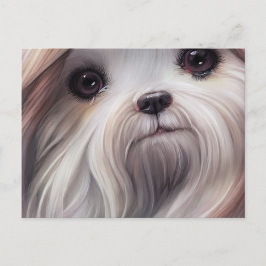 Carte postale Shih Tzu Salutations (Devant)