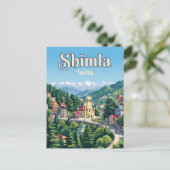 Carte Postale Shimla Inde (Debout devant)