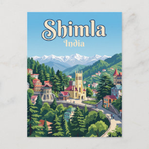 Carte Postale Shimla Inde